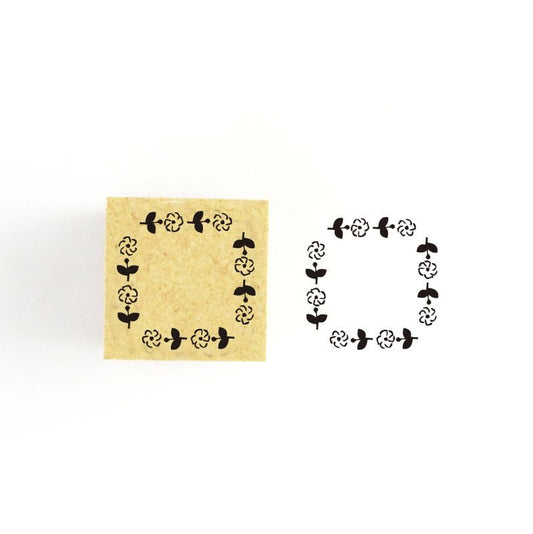 Seitousha Frame Rubber Stamp - Whispering (STF-005)