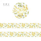 Seitousha Embroidery Pattern Washi Tape, Limited Edition - Mimosa White (MT5-040)
