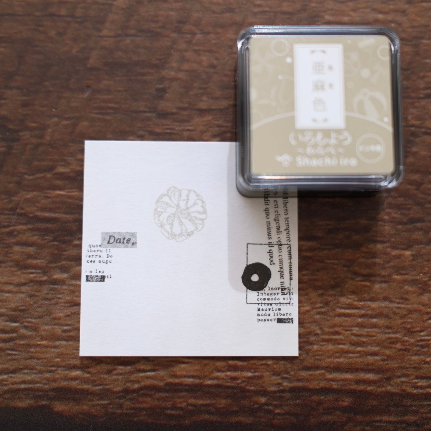Shachihata Iromoyo Mini Ink Pad Collection - New 5 Colors