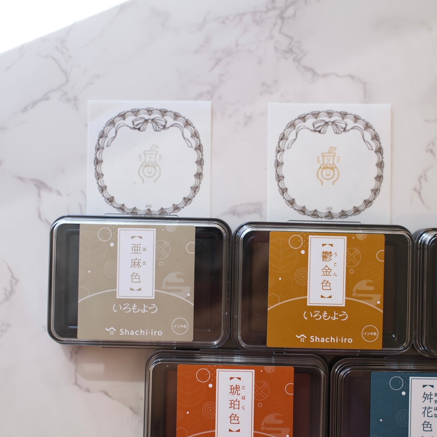 Shachihata Iromoyo Ink Pads, New 5 Colors