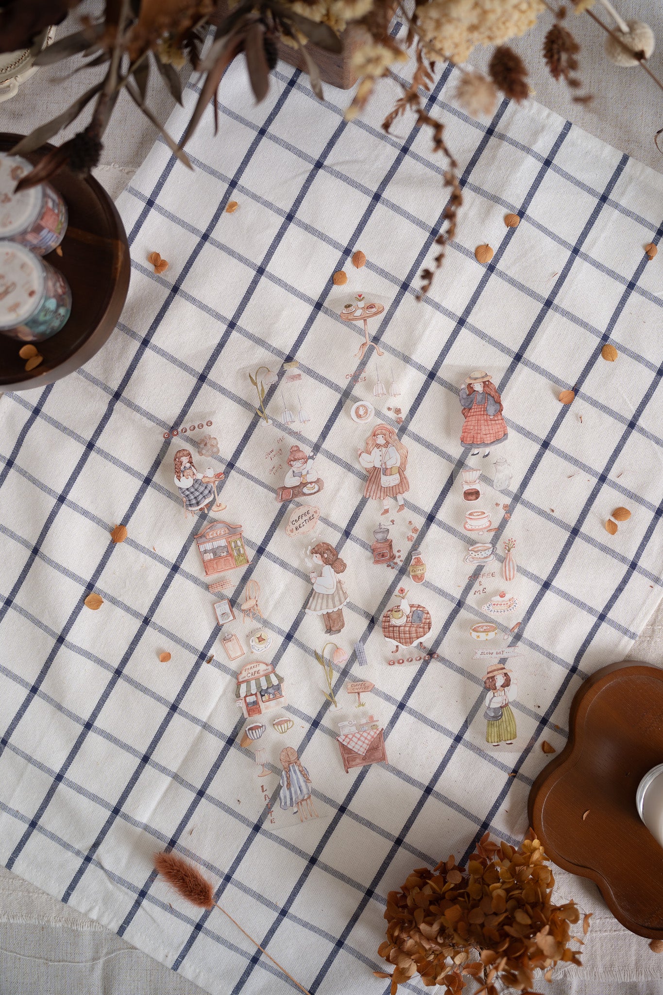 Sho Little Happiness Coffee Days Kiss-cut PET Tape