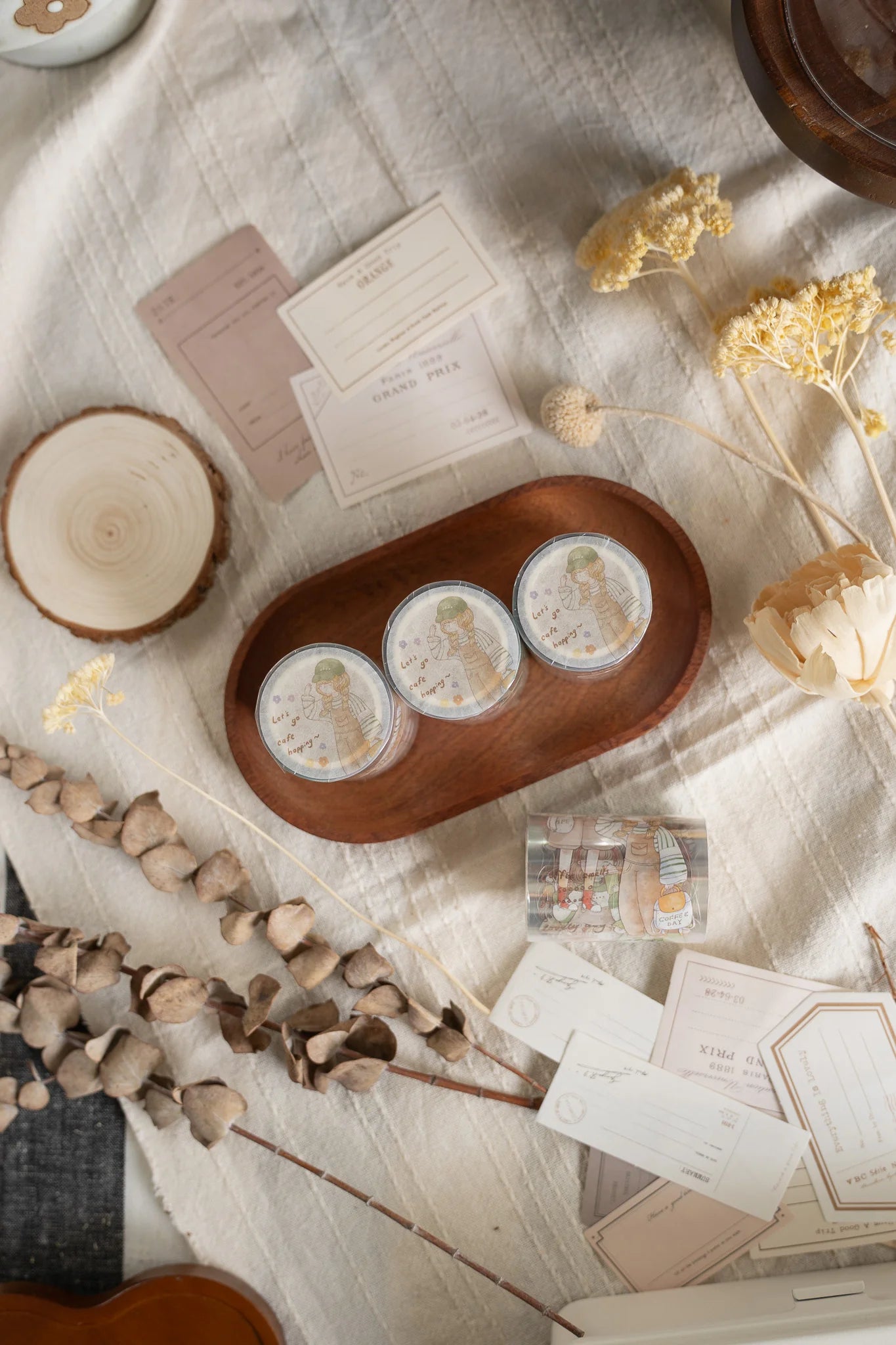 Sho Little Happiness Let's Go Cafe Hopping Kiss-cut PET Tape