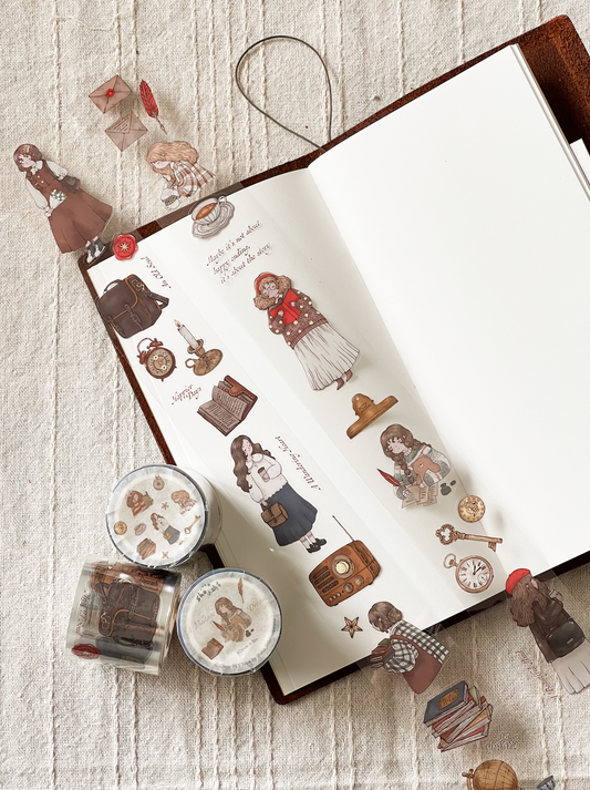 Sho Little Happiness Vintage Dream Kiss-cut PET Tape