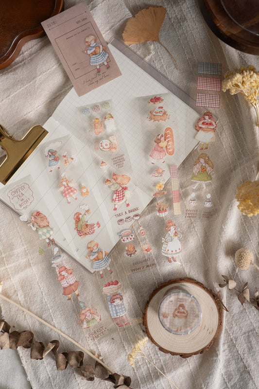 Sho Little Happiness Forest Party Kiss-cut PET Tape