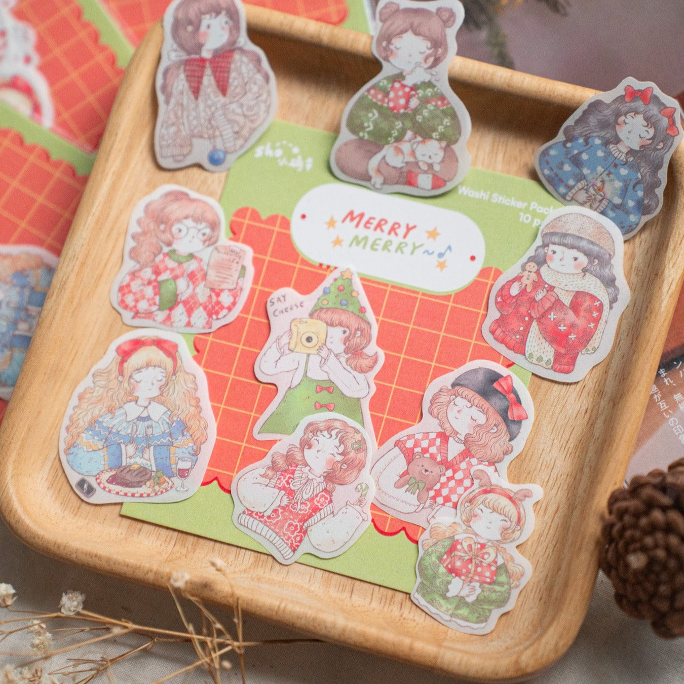 Sho Little Happiness Merry Merry Girls Sticker Pack