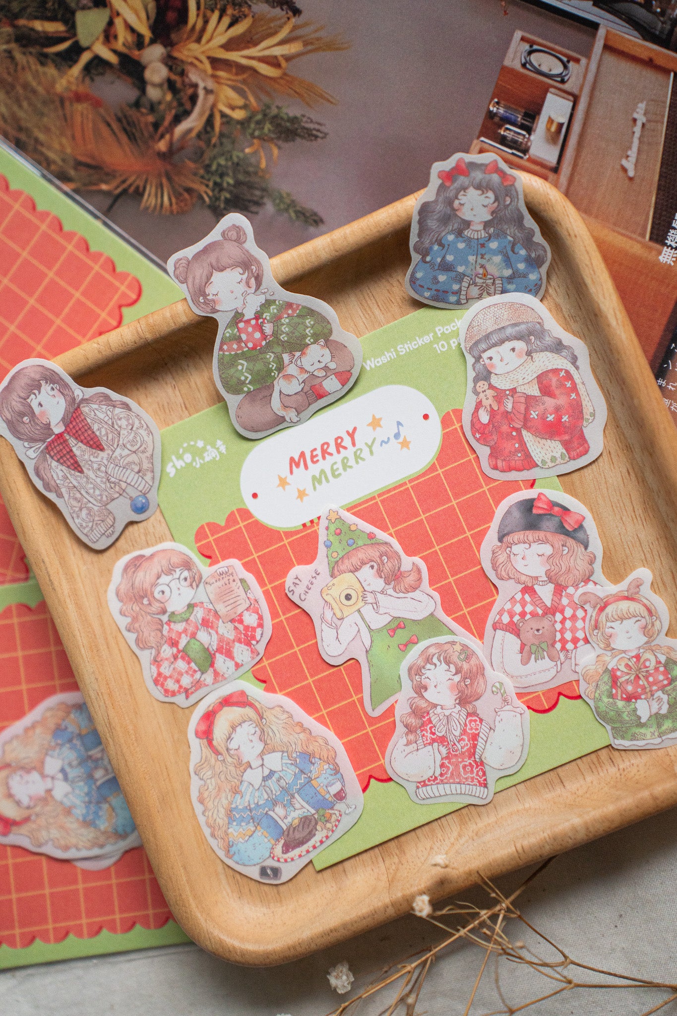 Sho Little Happiness Merry Merry Girls Sticker Pack