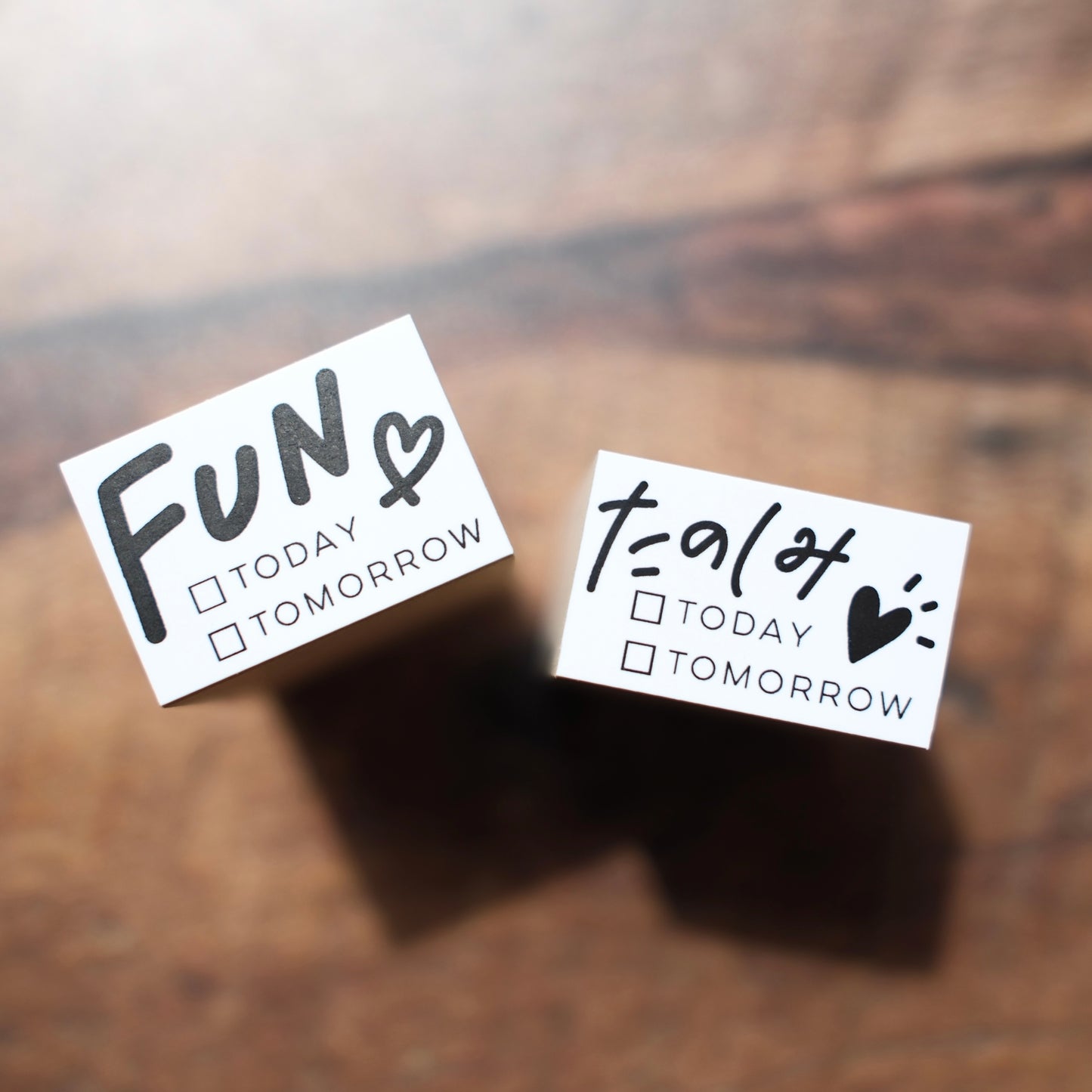 siawasehanko SUNKODO FUN Series Rubber Stamps, 5 designs