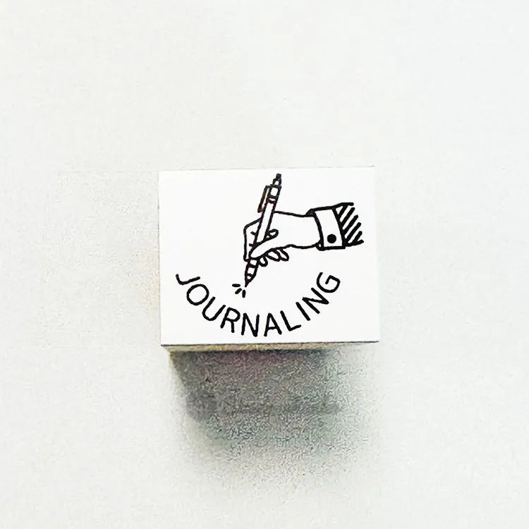 siawasehanko SUNKODO Journaling Hand Rubber Stamp