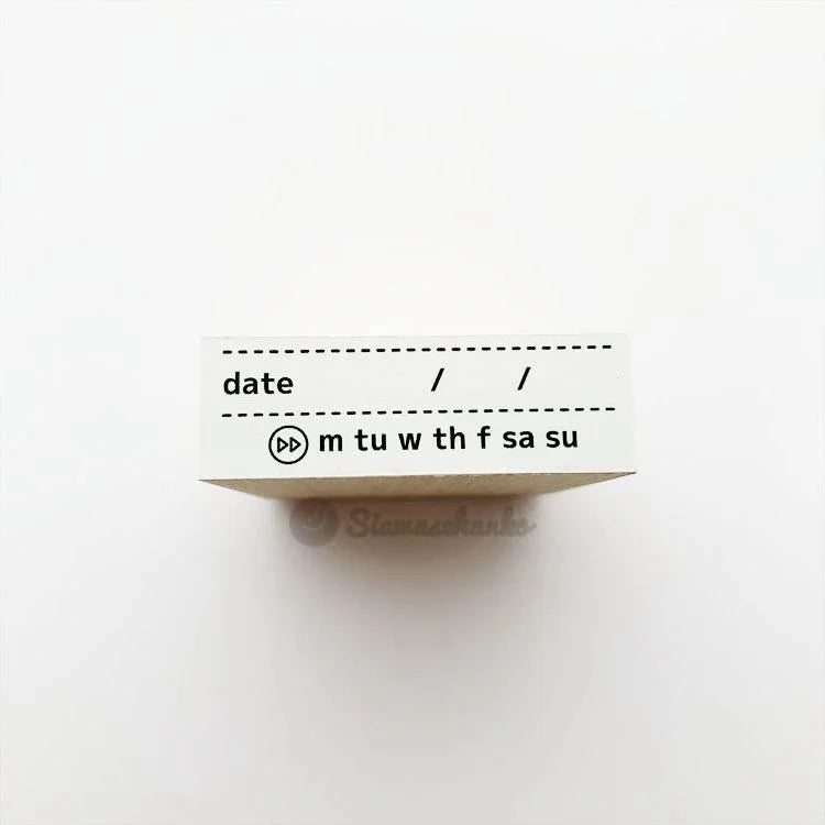 siawasehanko SUNKODO Date and Weekly Rubber Stamp