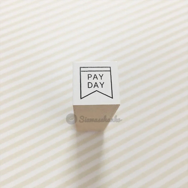 siawasehanko SUNKODO Pay Day Rubber Stamp