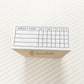 siawasehanko SUNKODO Weekly Habit Tracker Rubber Stamp