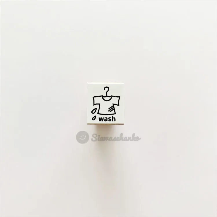 siawasehanko SUNKODO Laundry Rubber Stamp