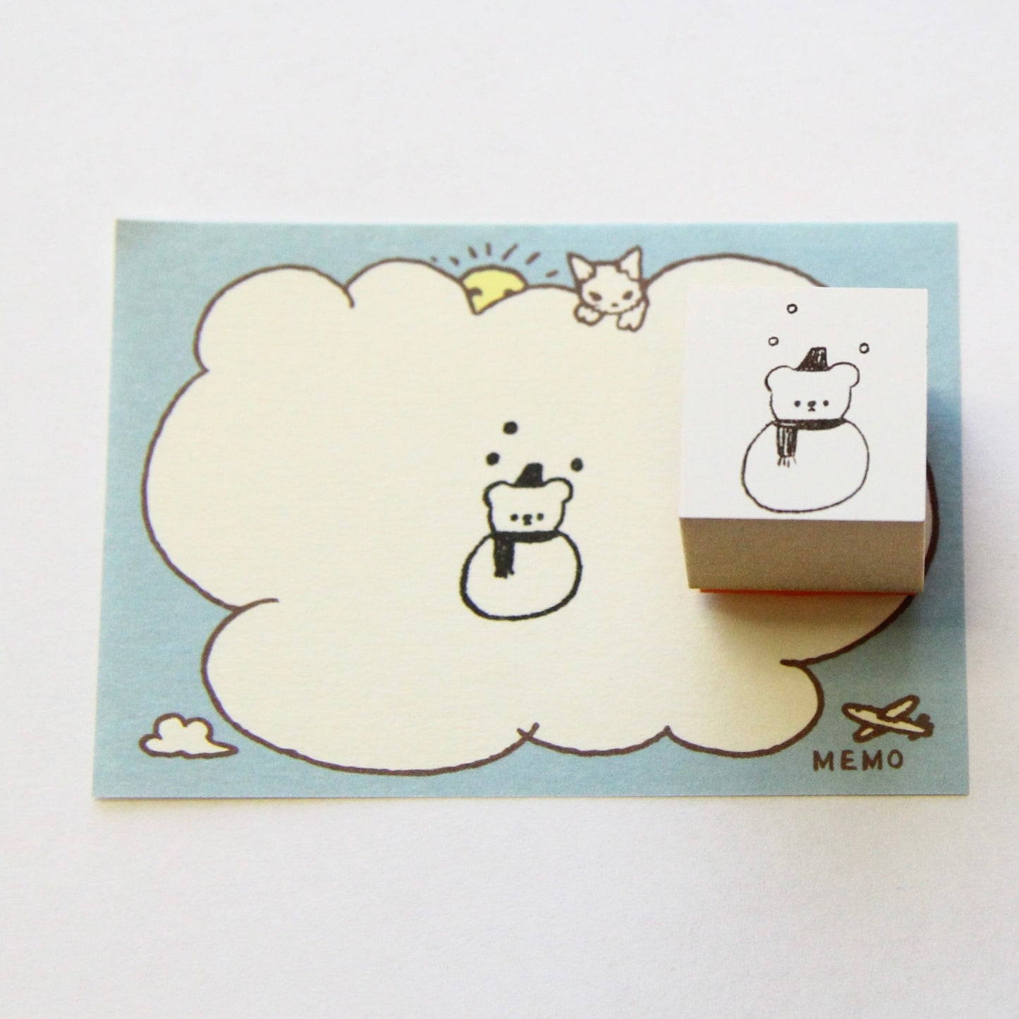 ranmyu Rubber Stamp - Snow Bear