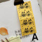 Somesortof. fern Label Sticker - Siamese Cat