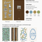 Square Studio Slim Notebook of Mix Paper - Roma Series, 2 Design