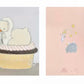 Square Studio x Pige Artist Collab Passport-Sized Notebook of Mix Paper and Illustration, 2 Designs