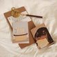 Square Studio x Pige Artist Collab Passport-Sized Notebook of Mix Paper and Illustration, 2 Designs