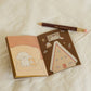 Square Studio x Pige Artist Collab Passport-Sized Notebook of Mix Paper and Illustration, 2 Designs