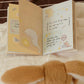 Square Studio x Pige Artist Collab Passport-Sized Notebook of Mix Paper and Illustration, 2 Designs