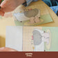 Square Studio x Pige Artist Collab Slim Notebook of Mix Paper and Illustration, 4 Designs
