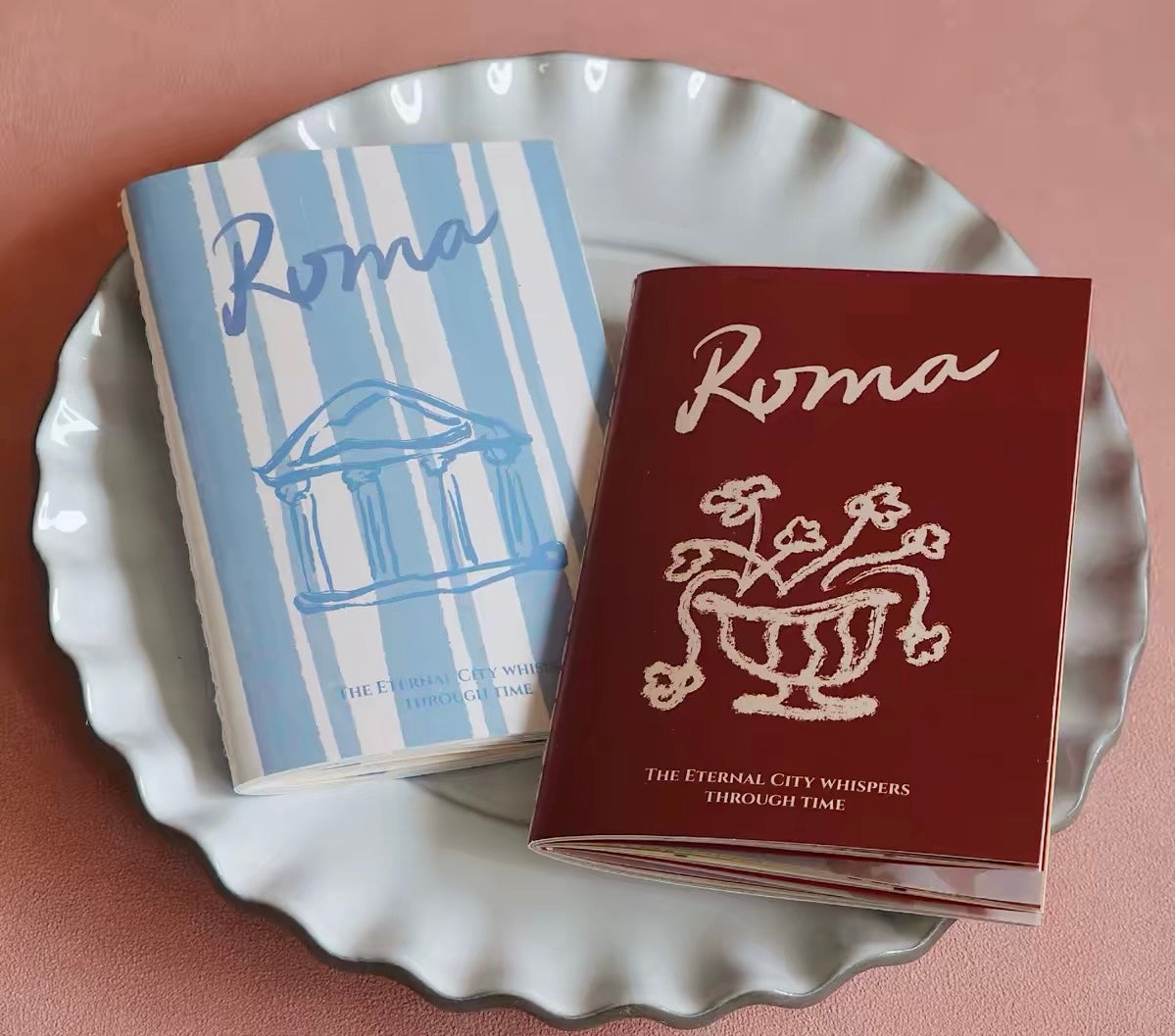 Square Studio Passport-Sized Notebook - Roma Series, 2 designs
