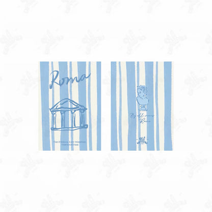 Square Studio Passport-Sized Notebook - Roma Series, 2 designs