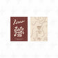 Square Studio Passport-Sized Notebook - Roma Series, 2 designs