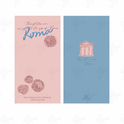 Square Studio Slim Notebook of Mix Paper - Roma Series, 2 Design