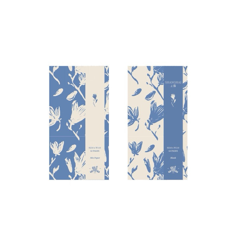 Square Studio Slim Notebook - Shanghai Collection, 2 Paper Styles