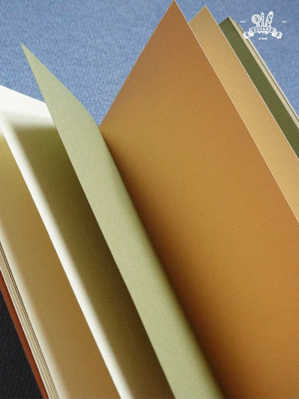 Square Studio Slim Notebook of Mix Paper - The Long Vacation, 4 Designs