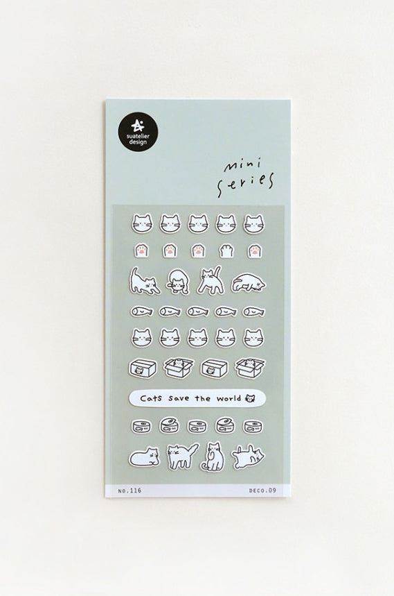 Suatelier Sticker Mini Series - No.116, Cat