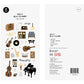 Suatelier Sticker Sheet No.1189, jazz cafe