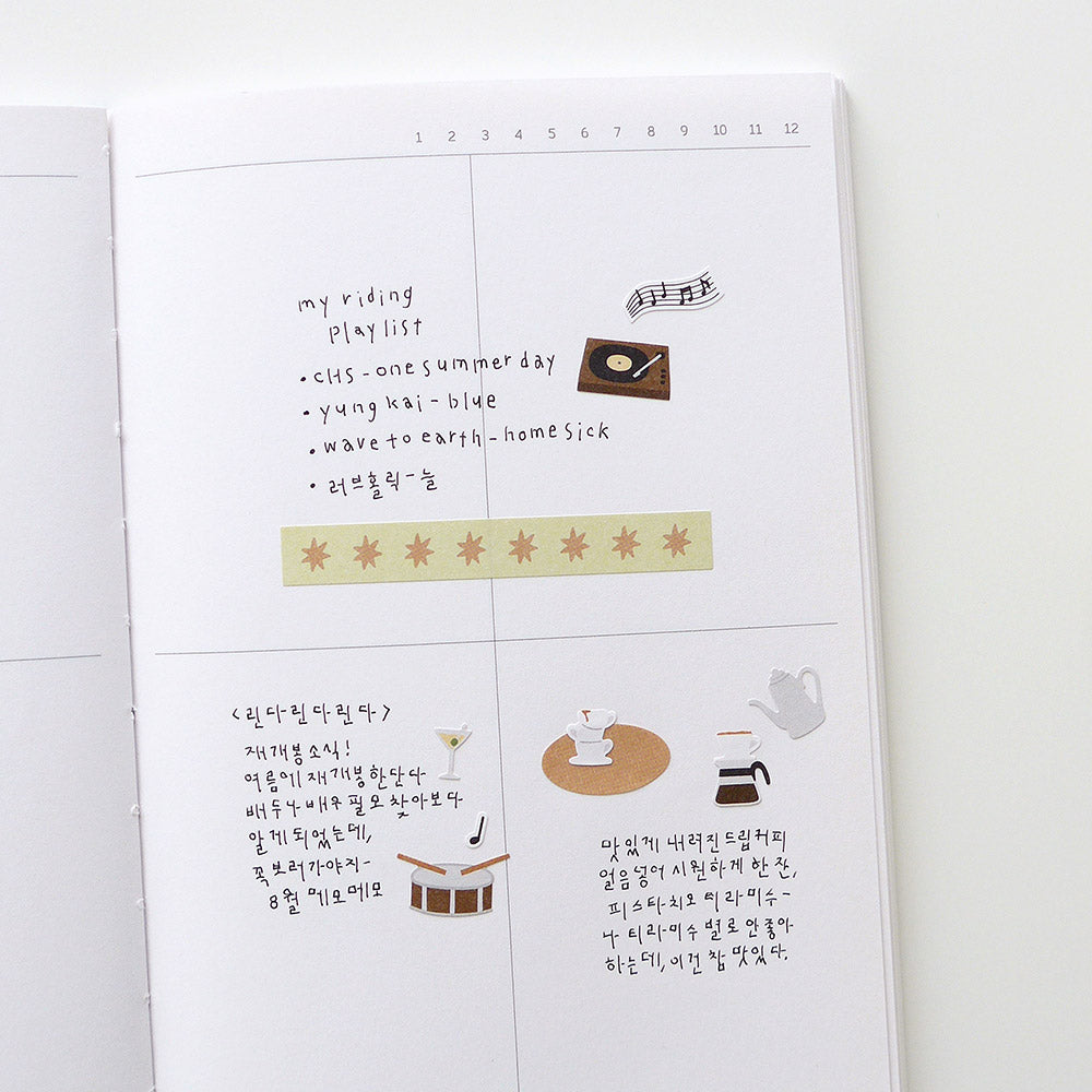 Suatelier Sticker Sheet No.1189, jazz cafe