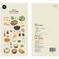 Suatelier Sticker Sheet No.1190, homemade food