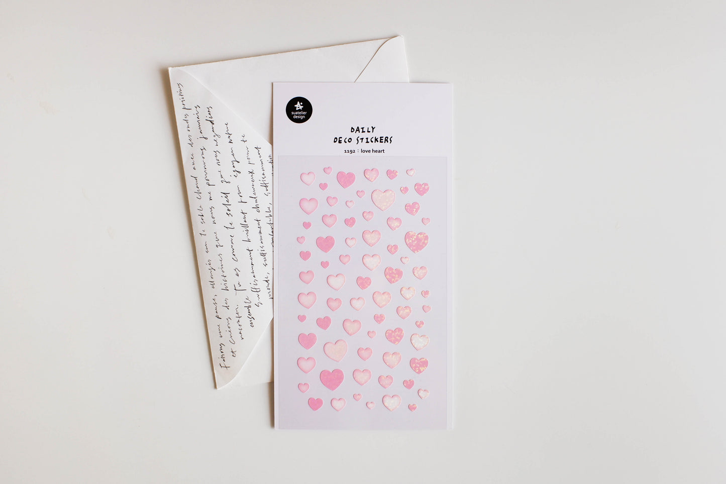 Suatelier Sticker Sheet No.1192, love heart