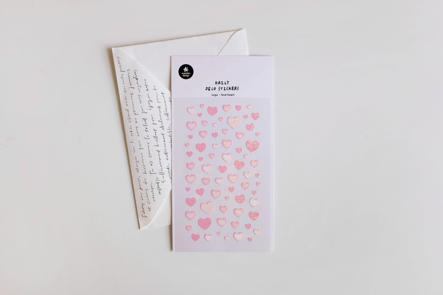 Suatelier Sticker Sheet No.1192, love heart
