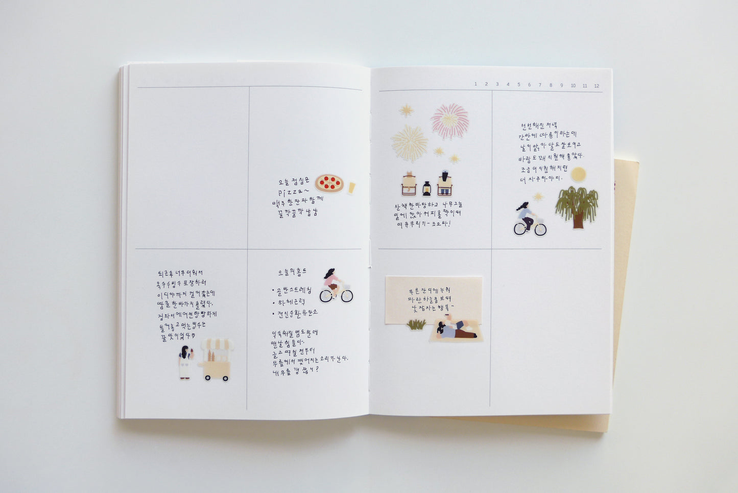 Suatelier Sticker Sheet No.1193, midnight picnic