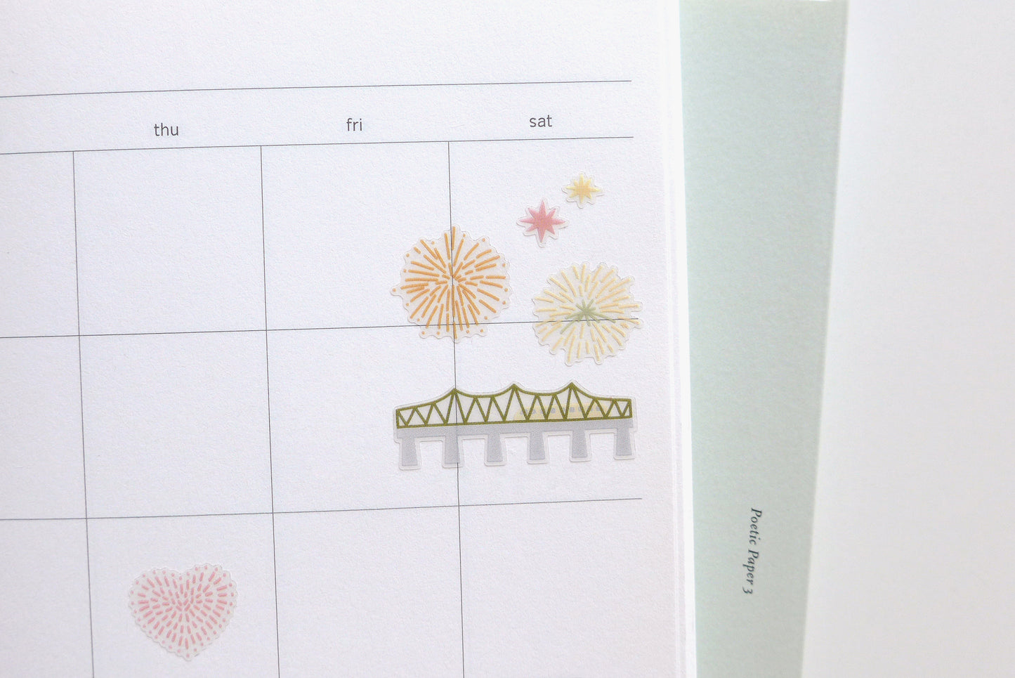 Suatelier Sticker Sheet No.1193, midnight picnic