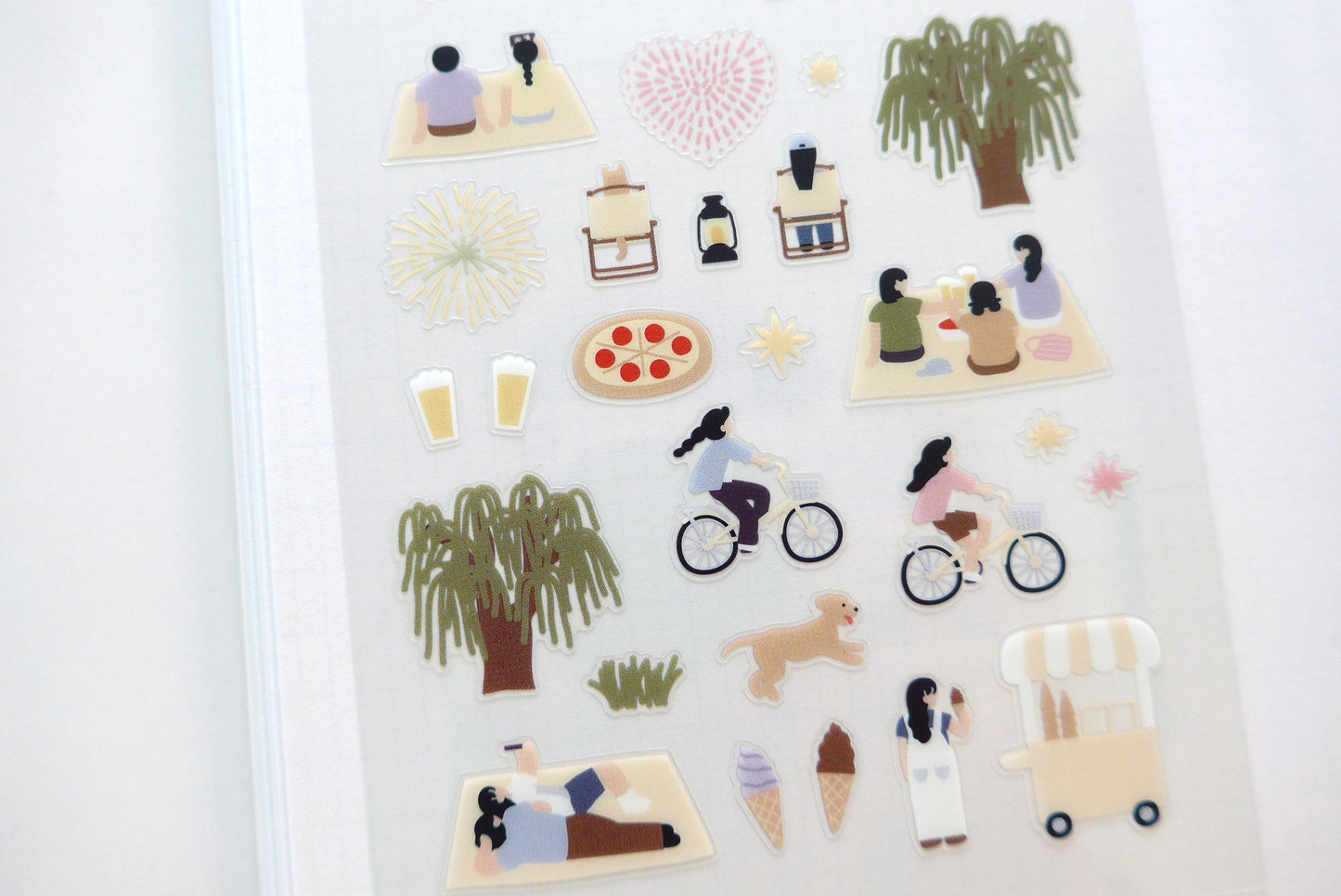 Suatelier Sticker Sheet No.1193, midnight picnic