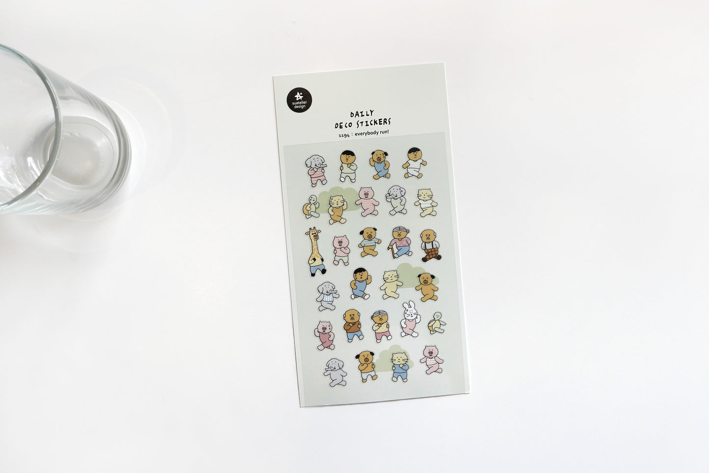 Suatelier Sticker Sheet No.1194, everybody run!