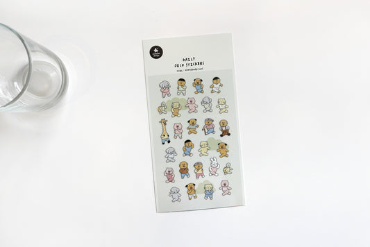 Suatelier Sticker Sheet No.1194, everybody run!