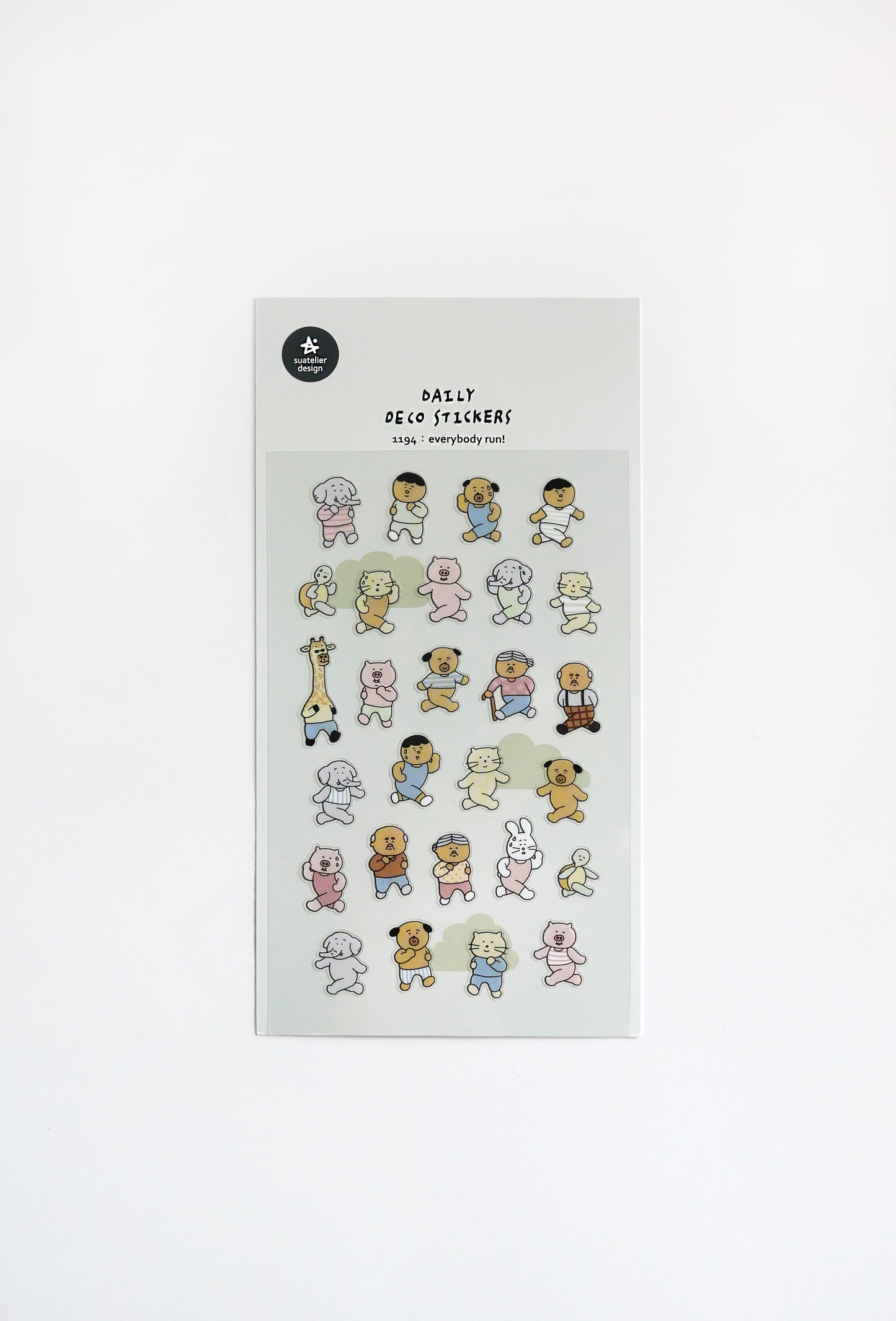 Suatelier Sticker Sheet No.1194, everybody run!
