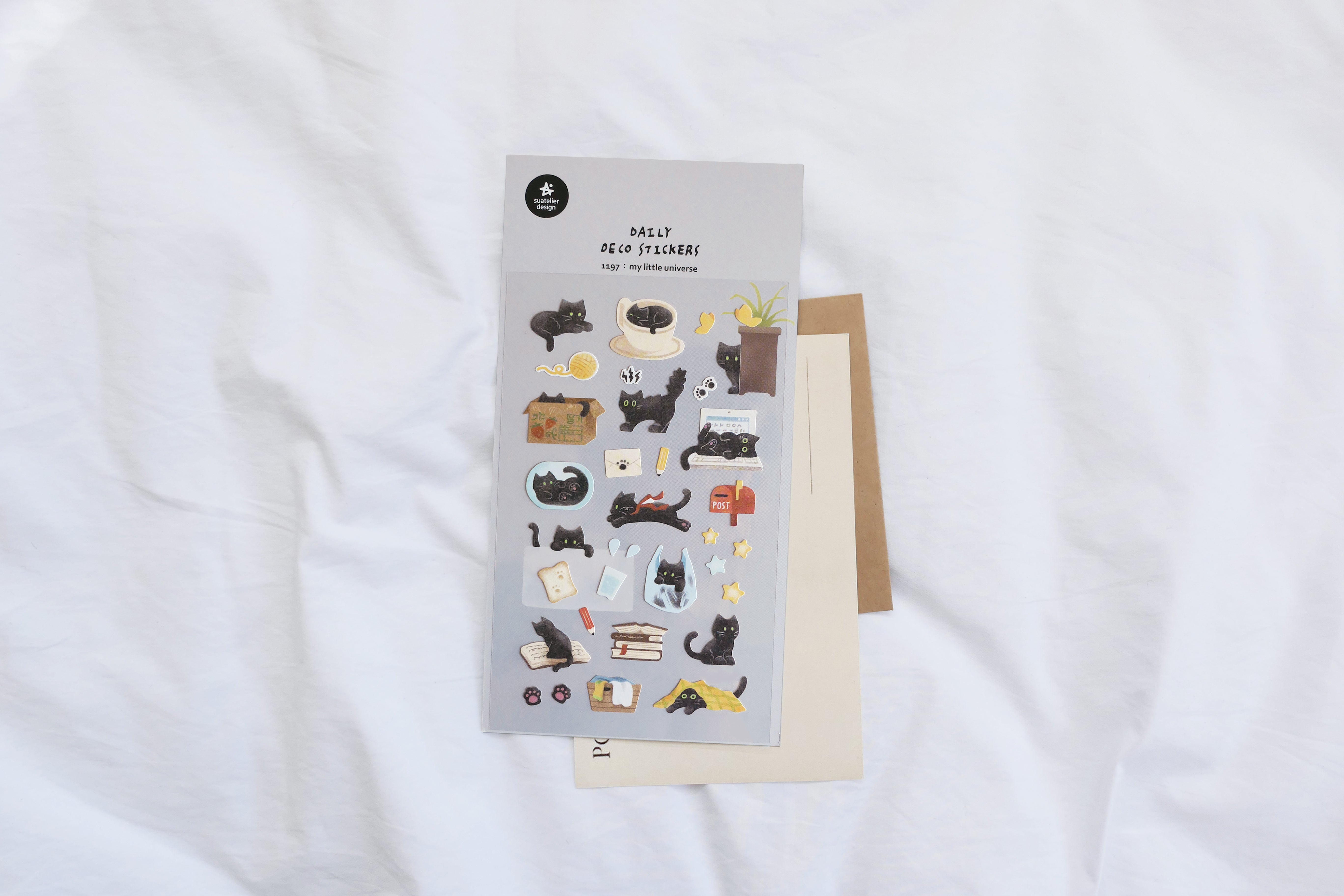 Suatelier Sticker Sheet No.1197, my little universe – Pinky Elephant