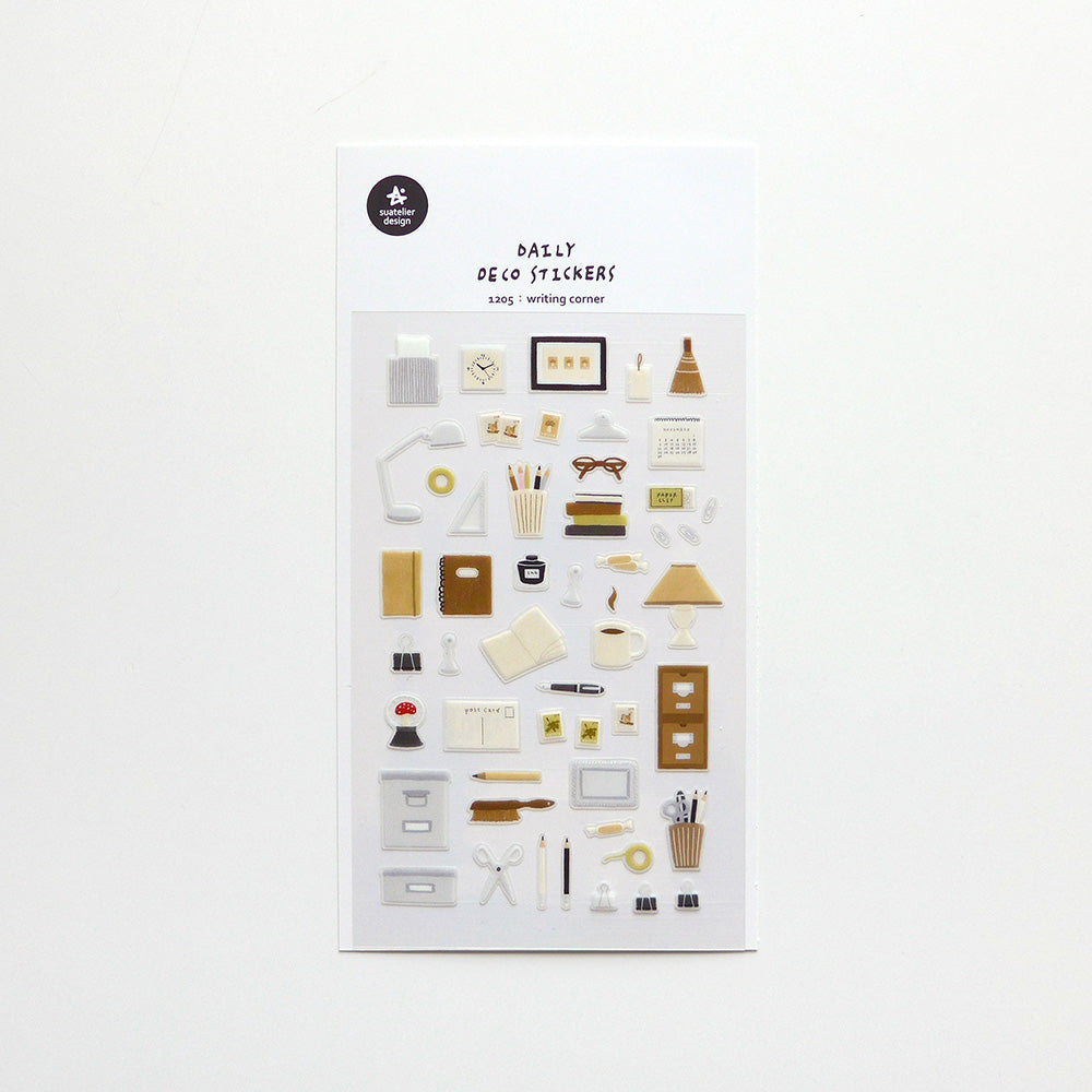 Suatelier Sticker Sheet No.1205, writing corner