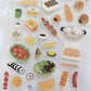 Suatelier Sticker Sheet No.1167, street food