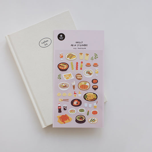 Suatelier Sticker Sheet No.1173, food trip #8