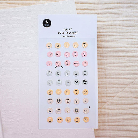 Suatelier Sticker Sheet No.1200, lively days