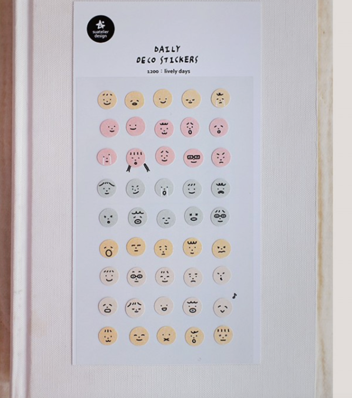 Suatelier Sticker Sheet No.1200, lively days