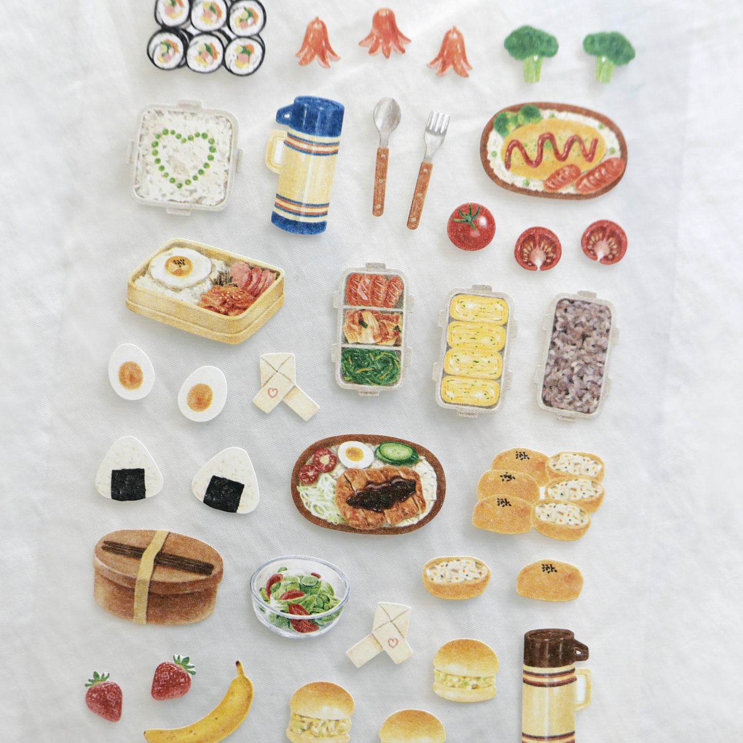 Suatelier Sticker Sheet No.1202, lunch box