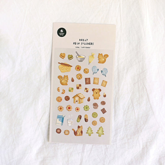 Suatelier Sticker Sheet No.1204, Let's bake!
